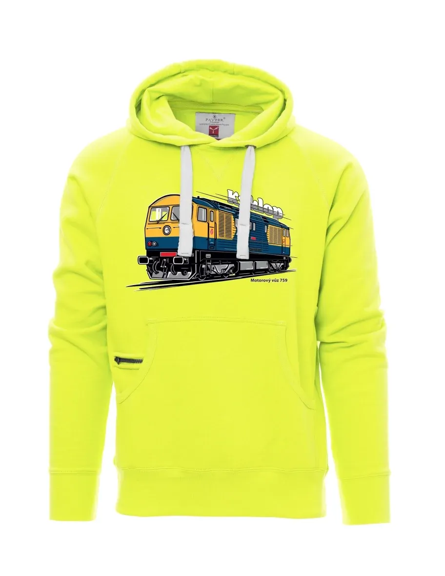 Felpa da uomo fluorescente Automotrice 759 “Kyklop”