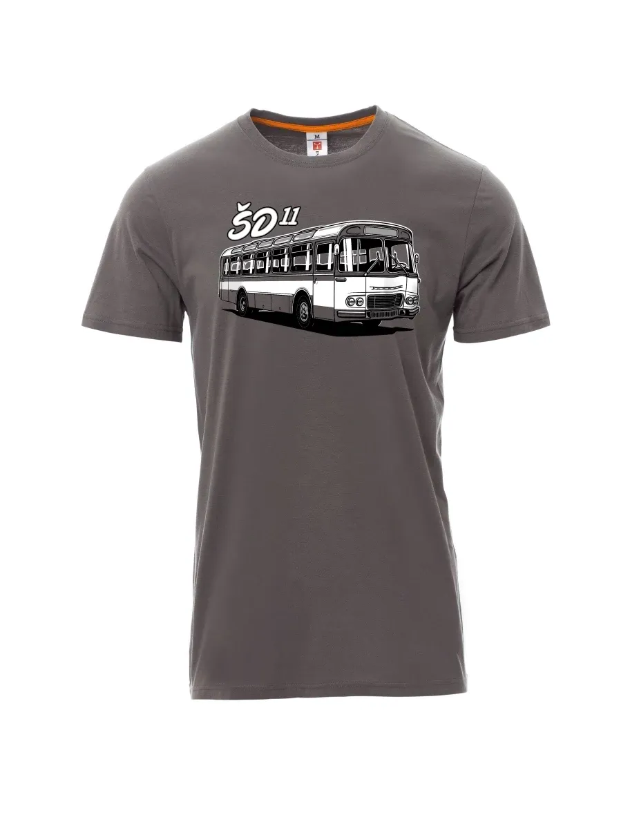 Maglia da uomo grigia Autobus ŠD 11
