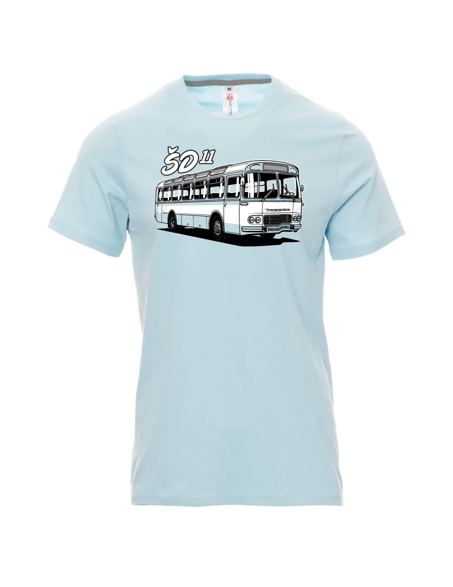 Maglia da uomo blu pallido Autobus ŠD 11