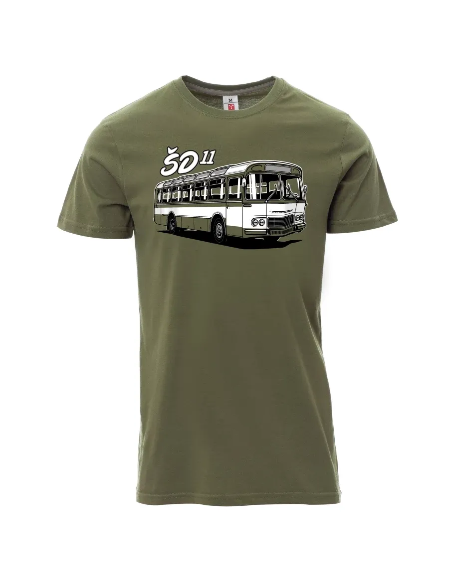Maglia da uomo cachi Autobus ŠD 11