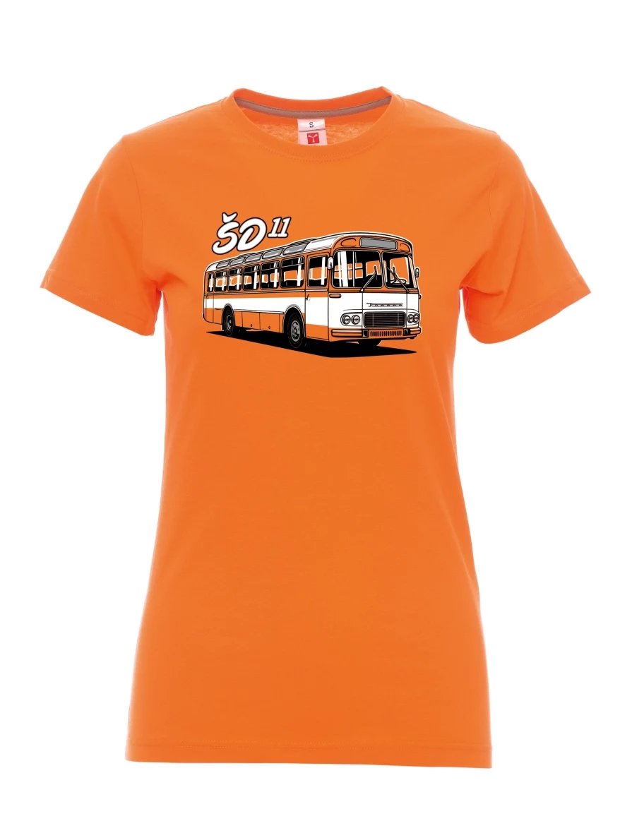 Maglia da donna arancione Autobus ŠD 11