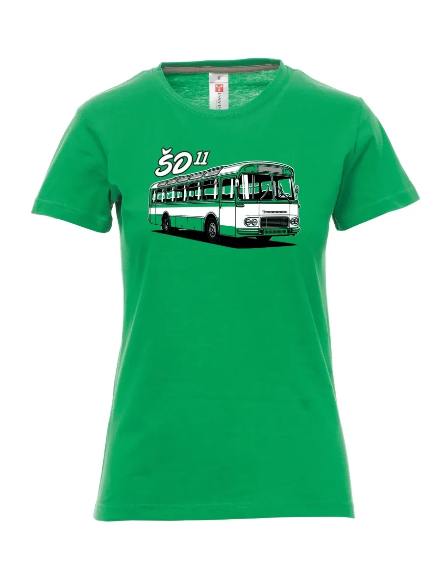 Maglia da donna verde Autobus ŠD 11
