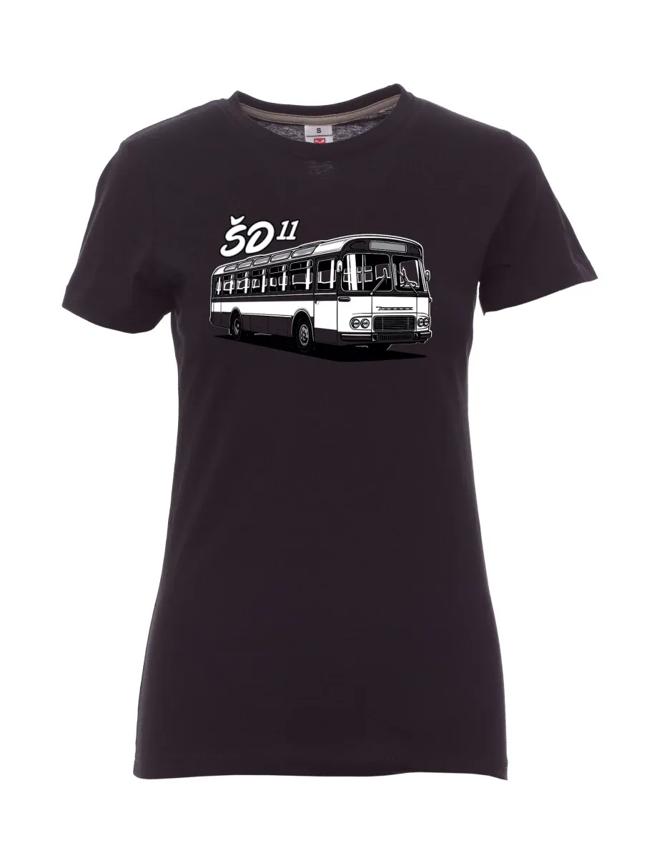 Maglia da donna nera Autobus ŠD 11