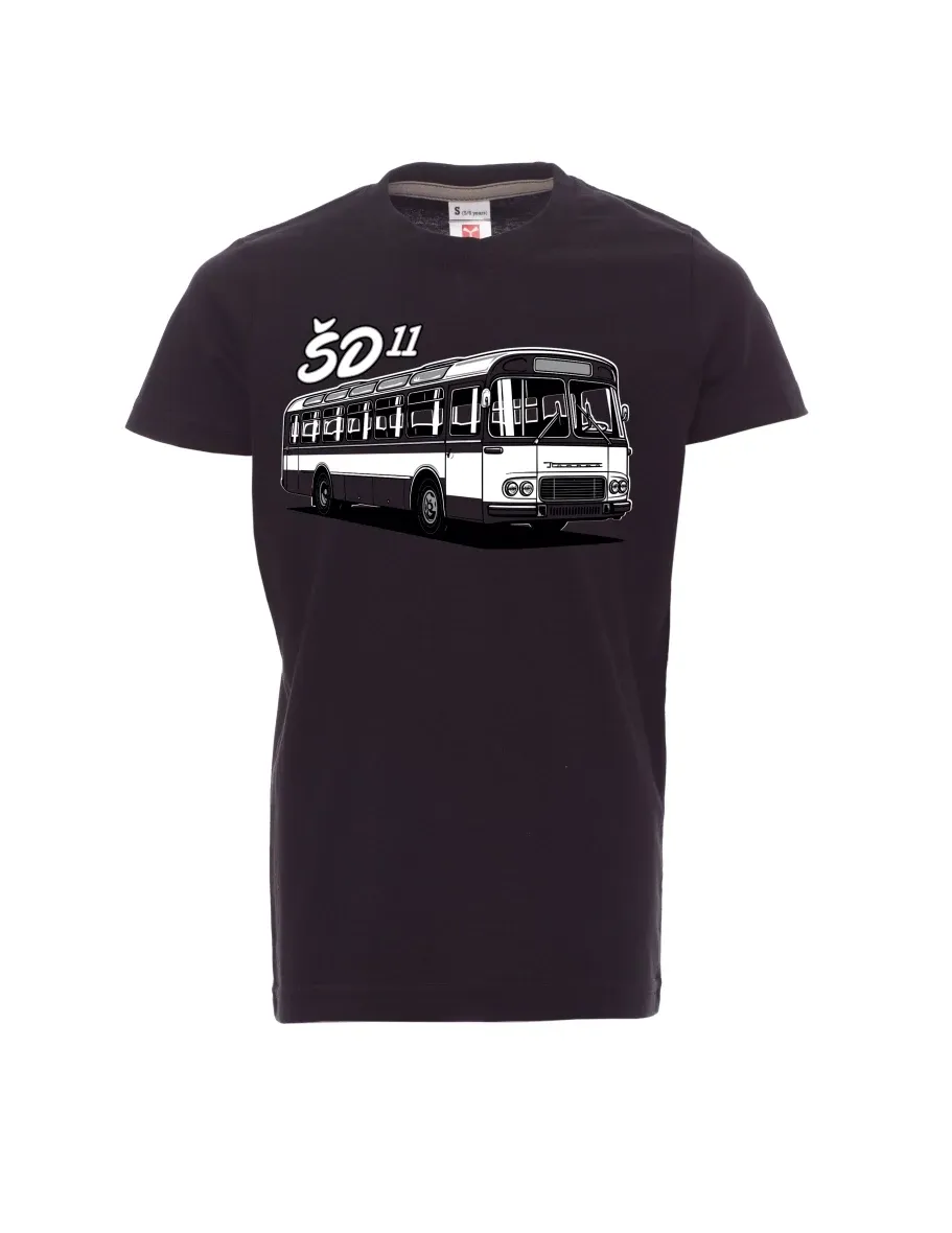 Maglia da bambino nera Autobus ŠD 11