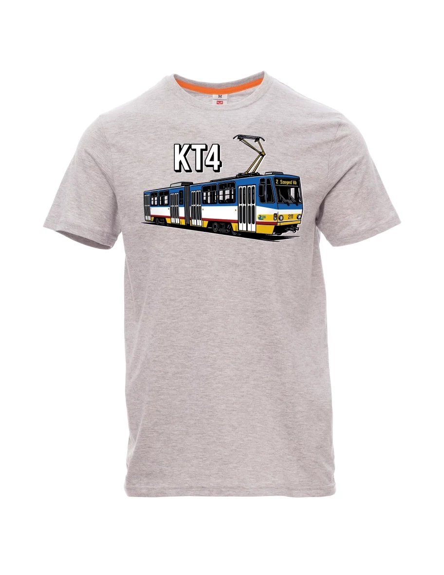 Maglia da uomo grigio melange Tram KT4