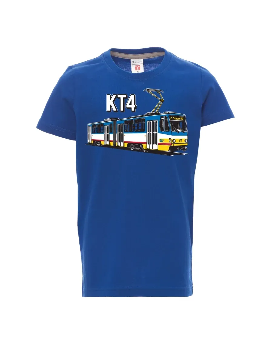 Maglia da bambino blu Tram KT4