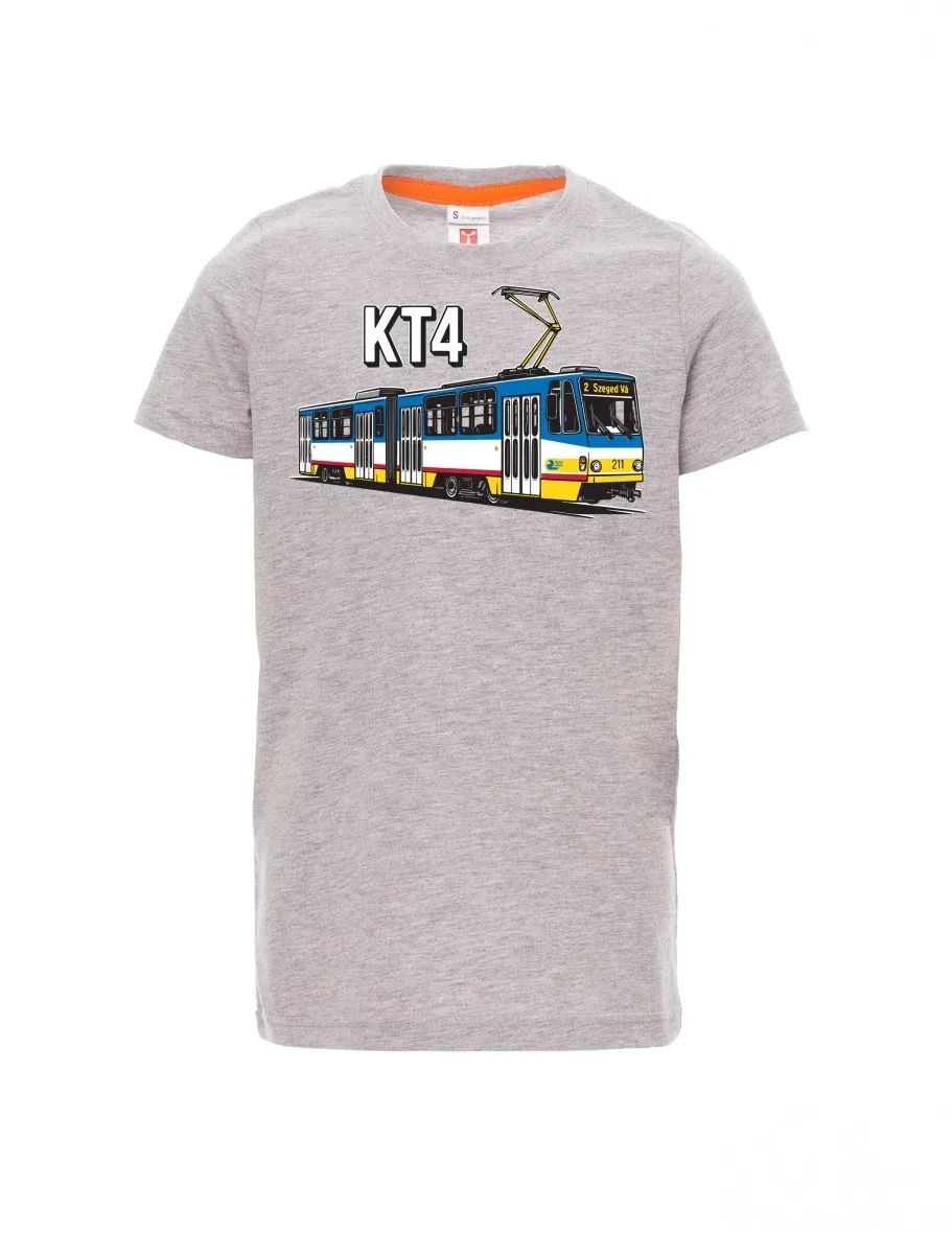 Maglia da bambino grigio melange Tram KT4