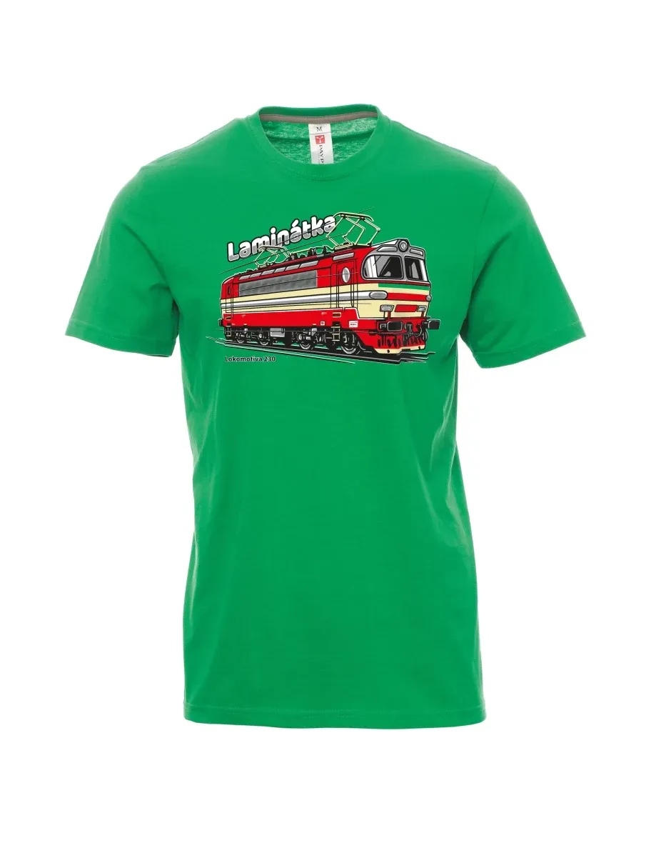 Maglia da uomo verde Locomotiva 230 “Laminátka”