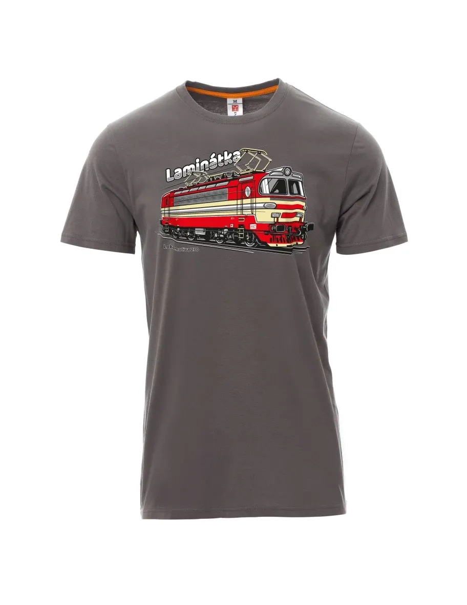 Maglia da uomo grigia Locomotiva 230 “Laminátka”
