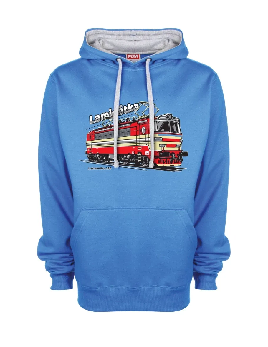 Felpa grigio-blu Locomotiva 230 “Laminátka”