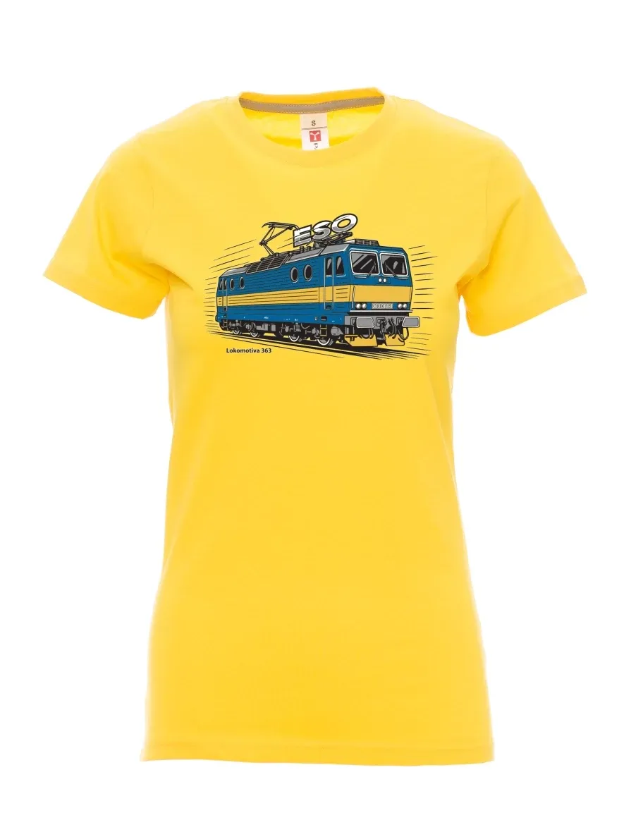 Maglia da donna gialla Locomotiva 363 “ESO”