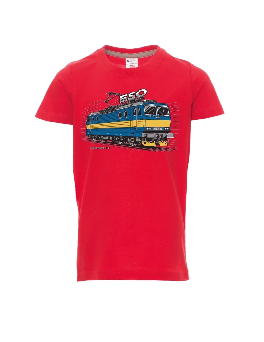 Maglia da bambino rossa Locomotiva 363 “ESO”