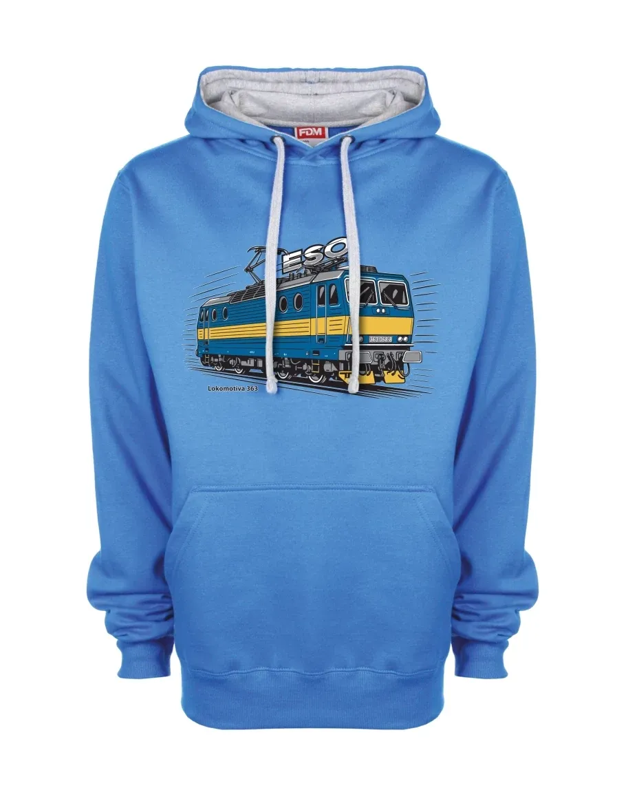 Felpa grigio-blu Locomotiva 363 “ESO”