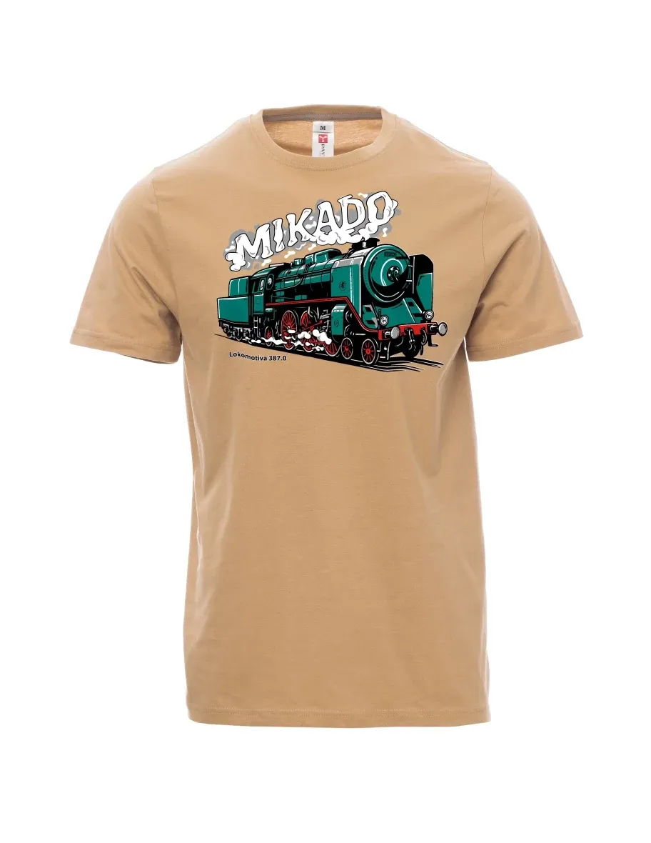 Maglia da uomo marrone Locomotiva 387.0 “MIKADO”