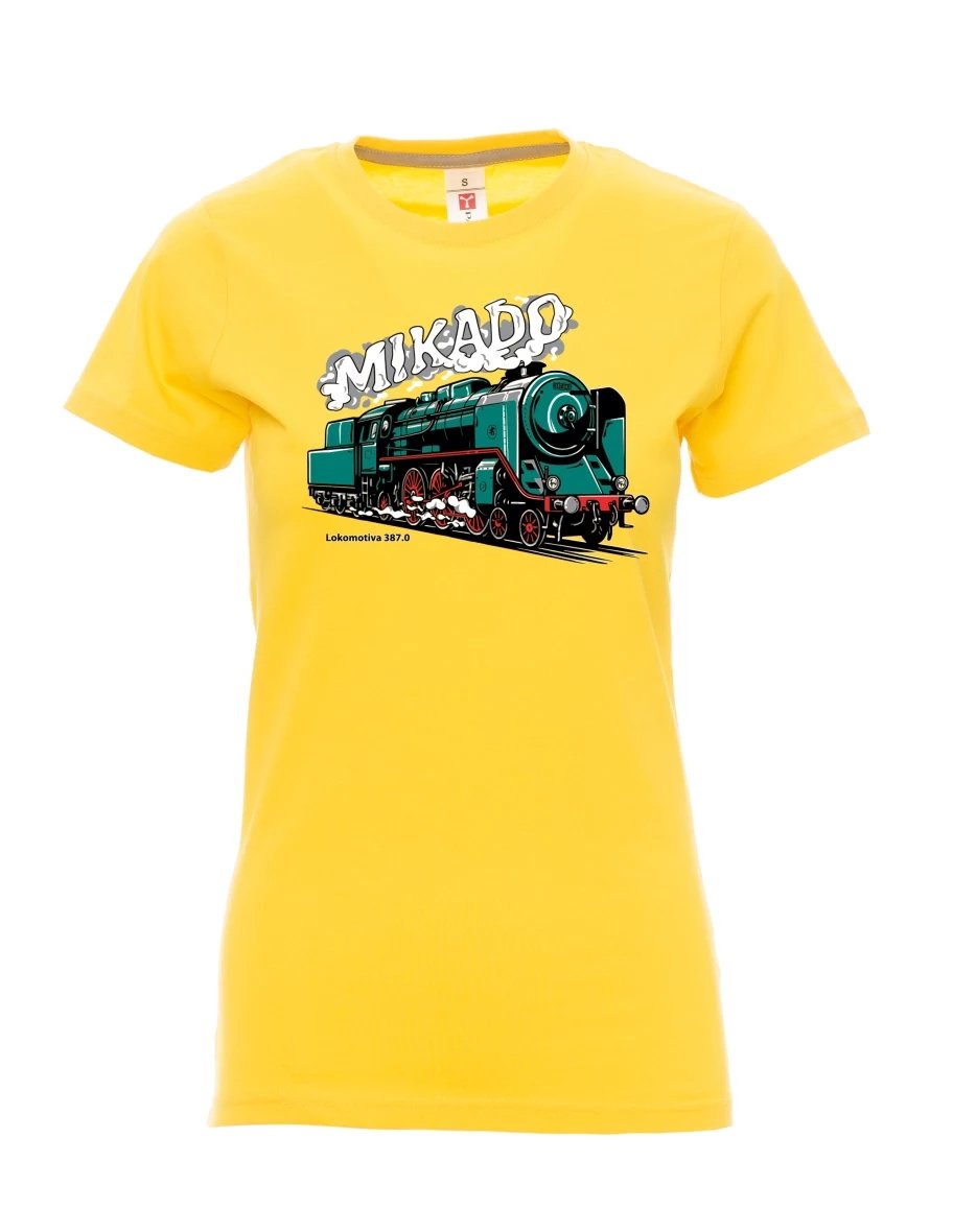Maglia da donna gialla Locomotiva 387.0 “MIKADO”