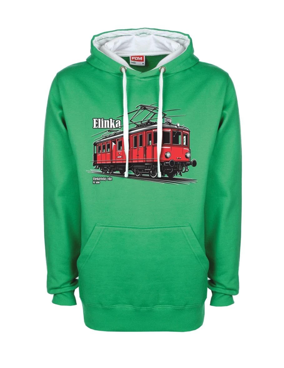 Felpa bianco-verde Automotrice elettrica M 400 “Elinka”