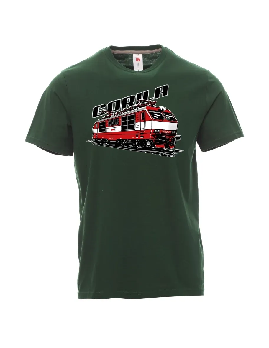 Maglia da uomo verde scuro Locomotiva 350 “Gorila”