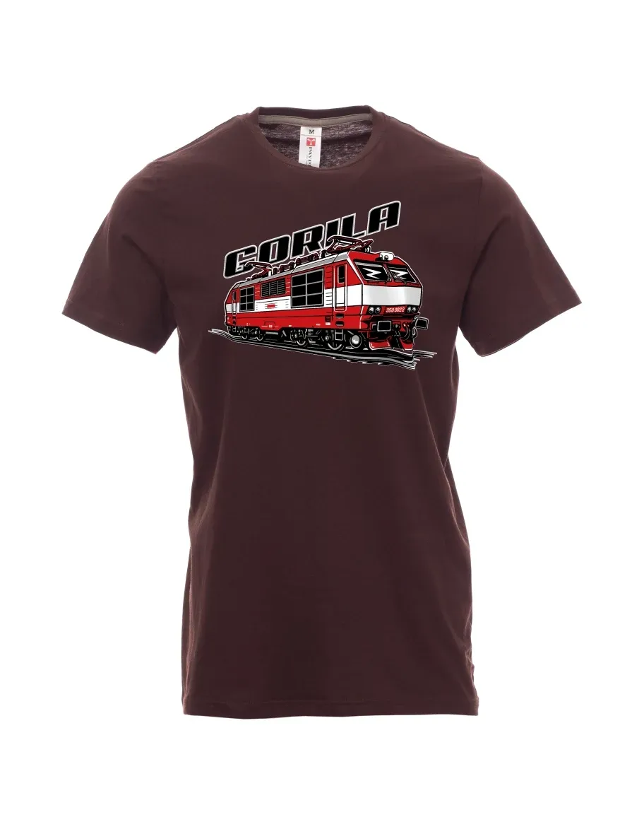 Maglia da uomo marrone scuro Locomotiva 350 “Gorila”