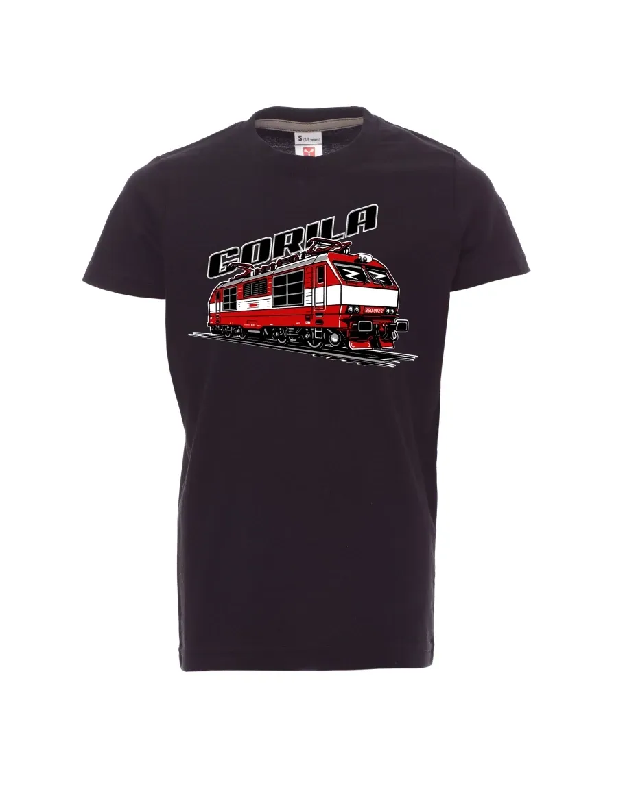 Maglia da bambino nera Locomotiva 350 “Gorila”
