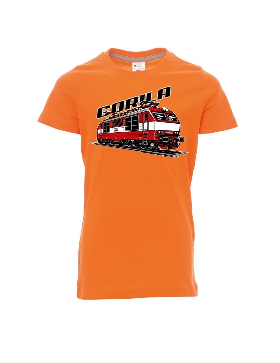 Maglia da bambino arancione Locomotiva 350 “Gorila”