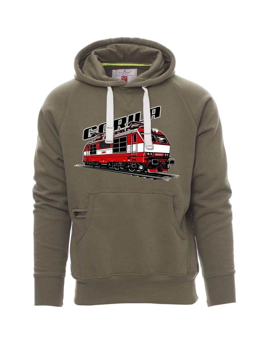 Felpa da uomo cachi Locomotiva 350 “Gorila”