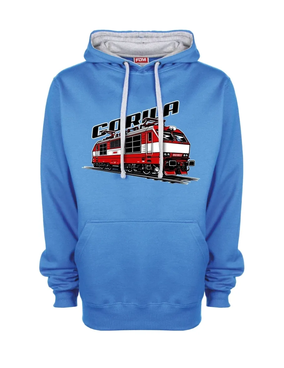 Felpa grigio-blu Locomotiva 350 “Gorila”