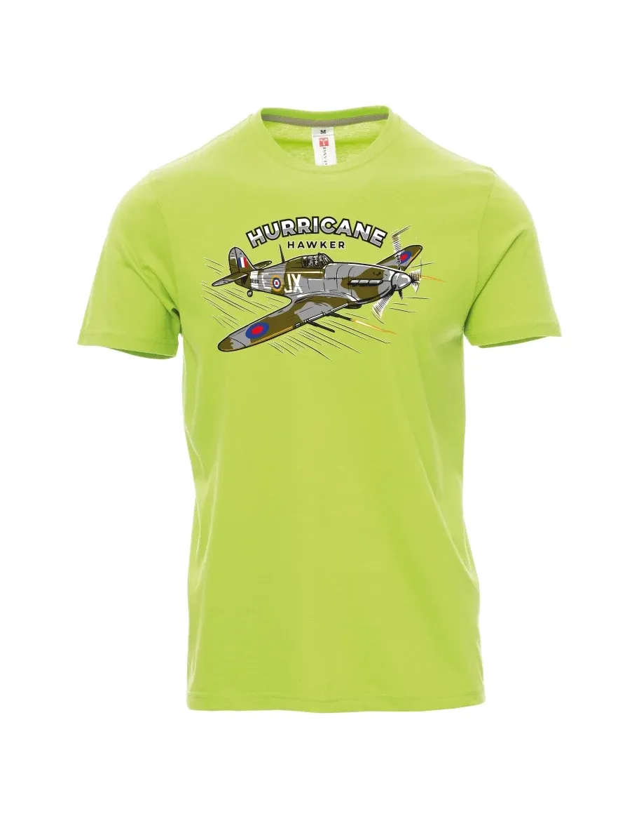 Maglia da uomo verde chiaro Aereo Hurricane Hawker