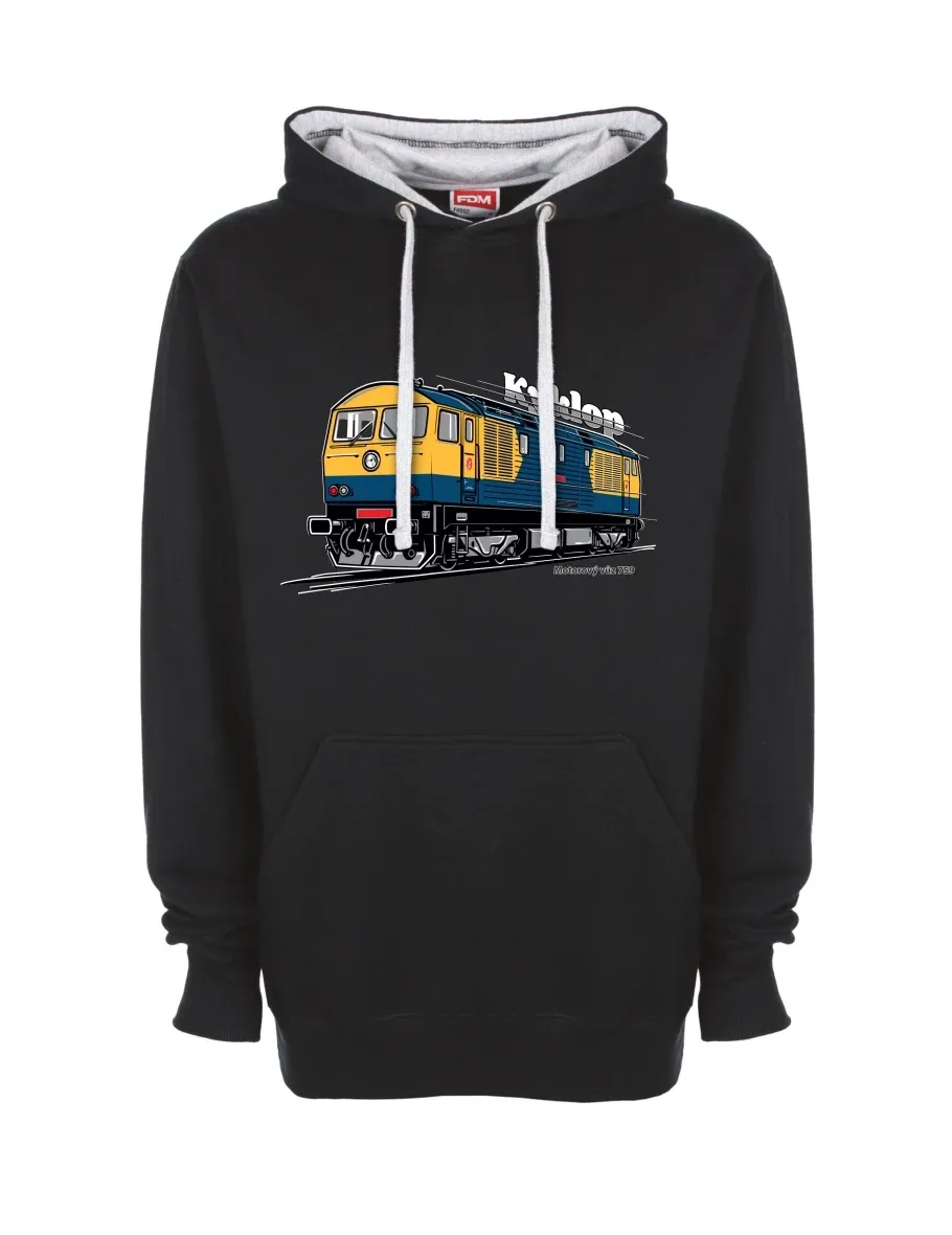 Felpa grigio-nera Automotrice 759 “Kyklop”