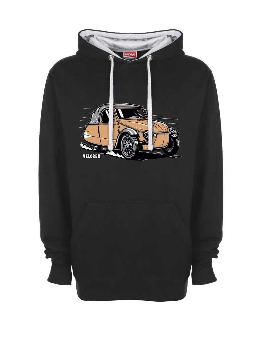 Felpa grigio-nera Automobile Velorex