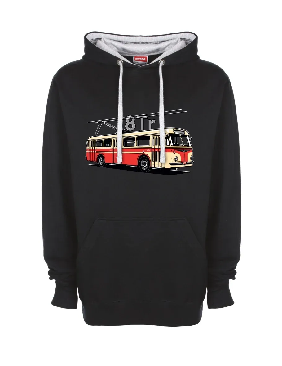 Felpa grigio-nera Filobus 8Tr