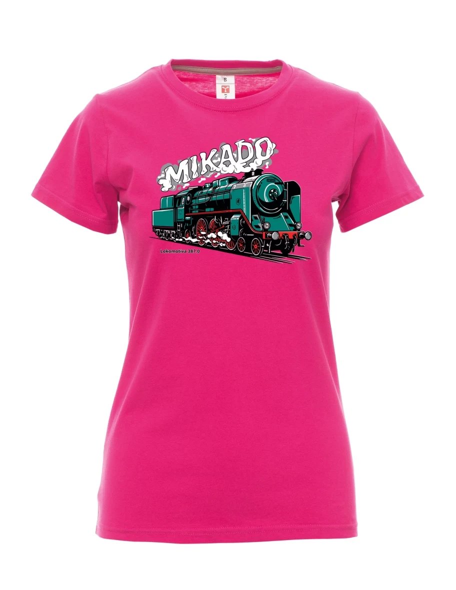 Maglia da donna rosa Locomotiva 387.0 “MIKADO”