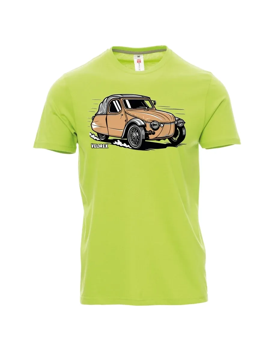 Maglia da uomo verde chiaro Automobile Velorex