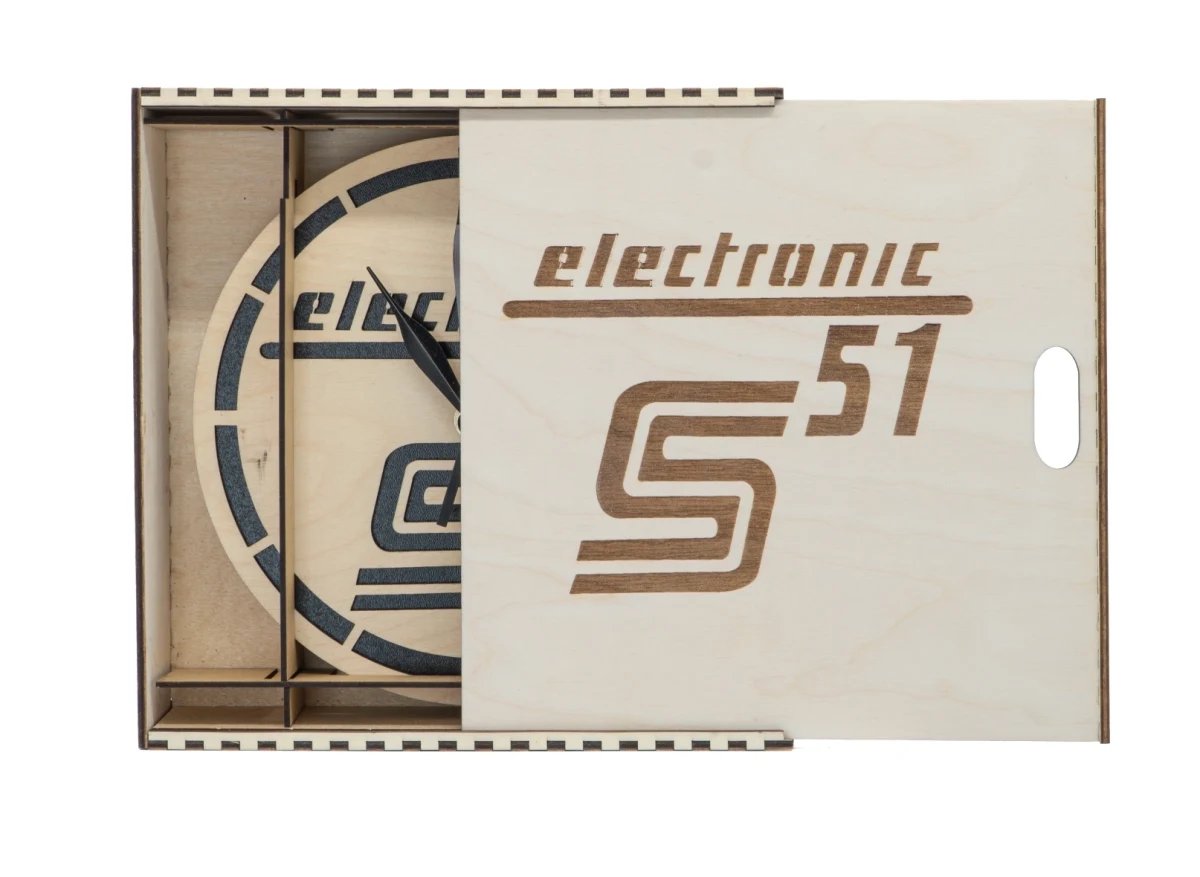 Scatola regalo per orologio in legno elettronico S51 20 cm