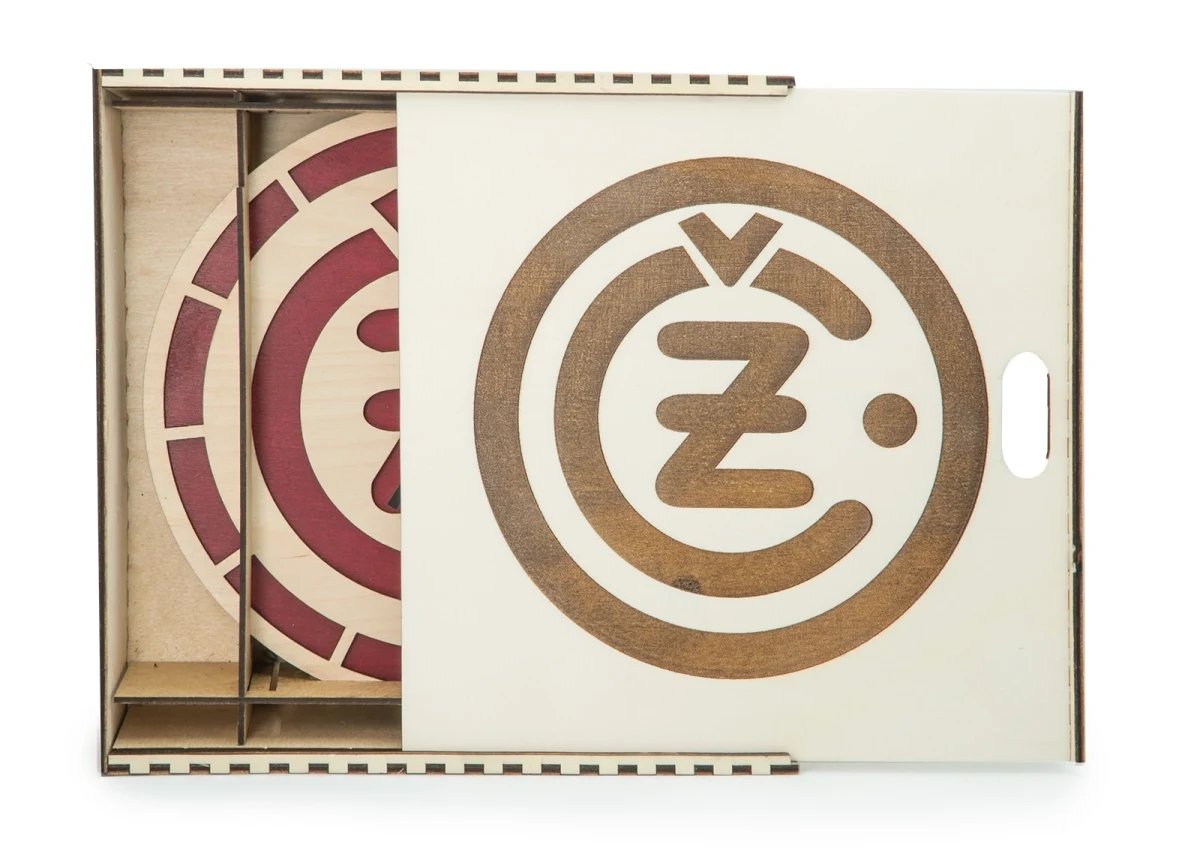 Scatola regalo per orologio in legno Logo ČZ 20 cm