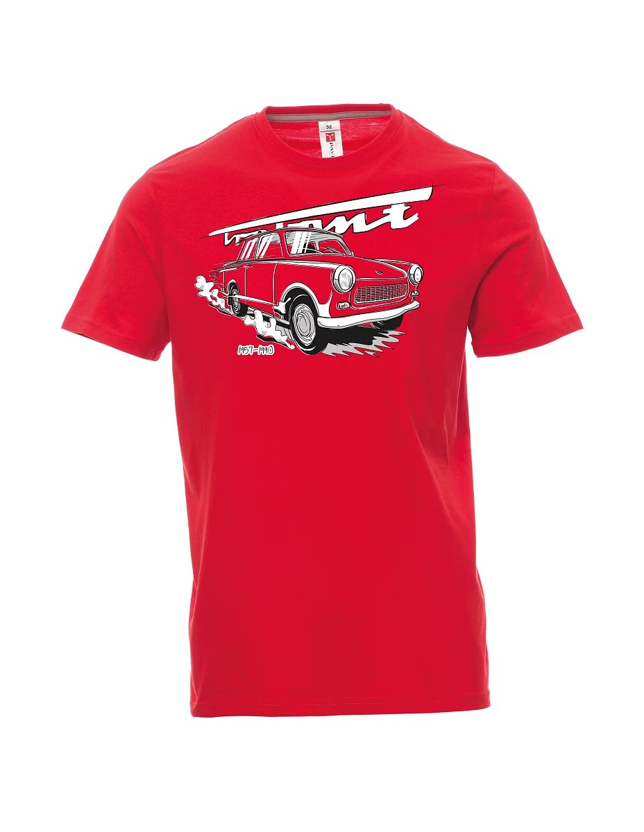 Maglia da uomo rossa Trabi 601