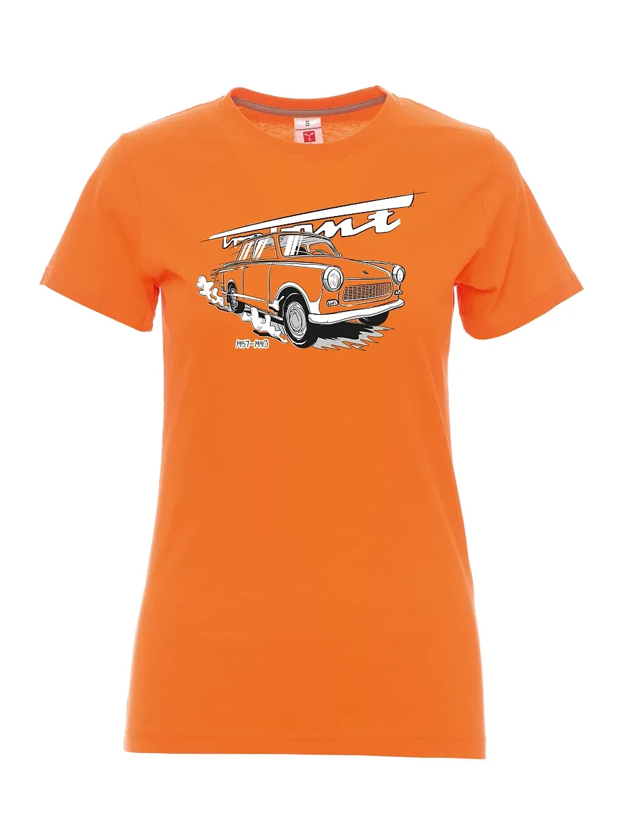 Maglia da donna arancione Trabi 601