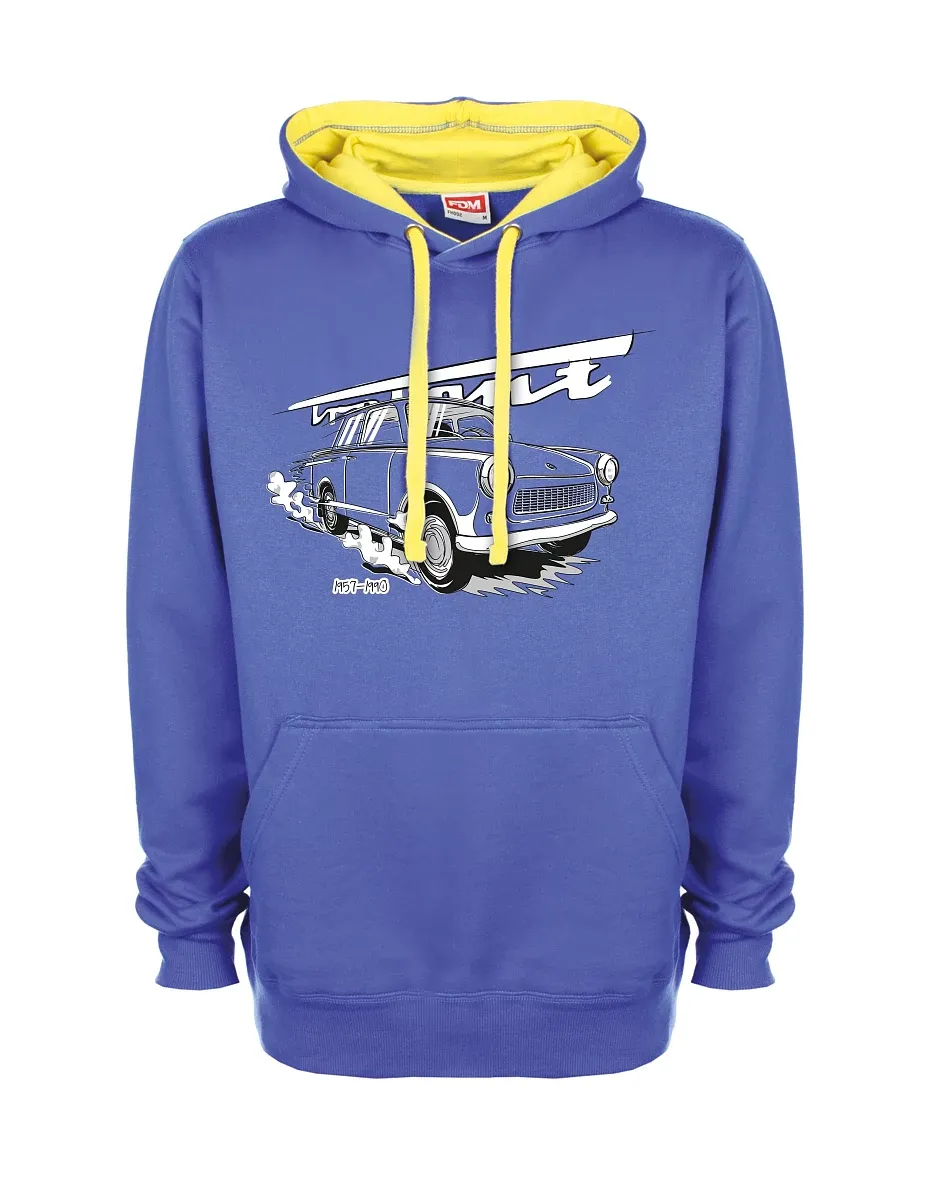 Felpa giallo-blu Trabi 601