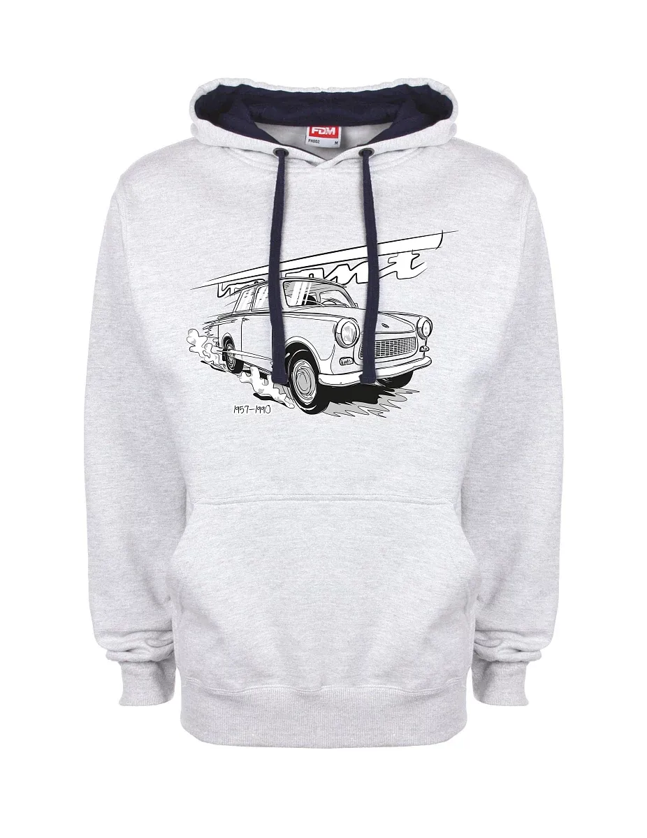 Felpa blu-grigio Trabi 601