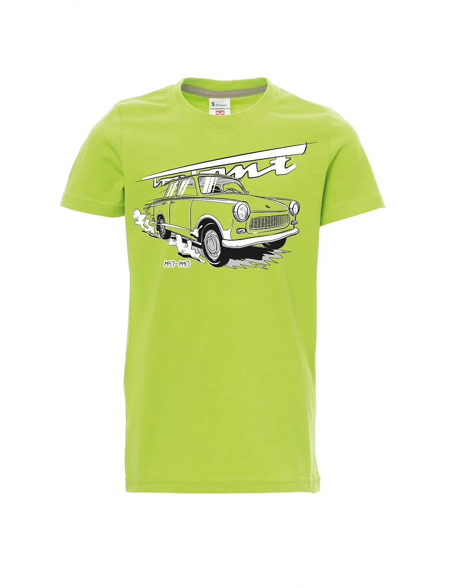 Maglia da bambino verde chiaro Trabi 601