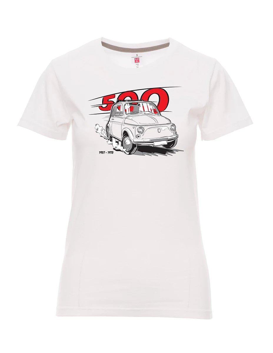 Maglia da donna bianca Il veterano italiano F 500