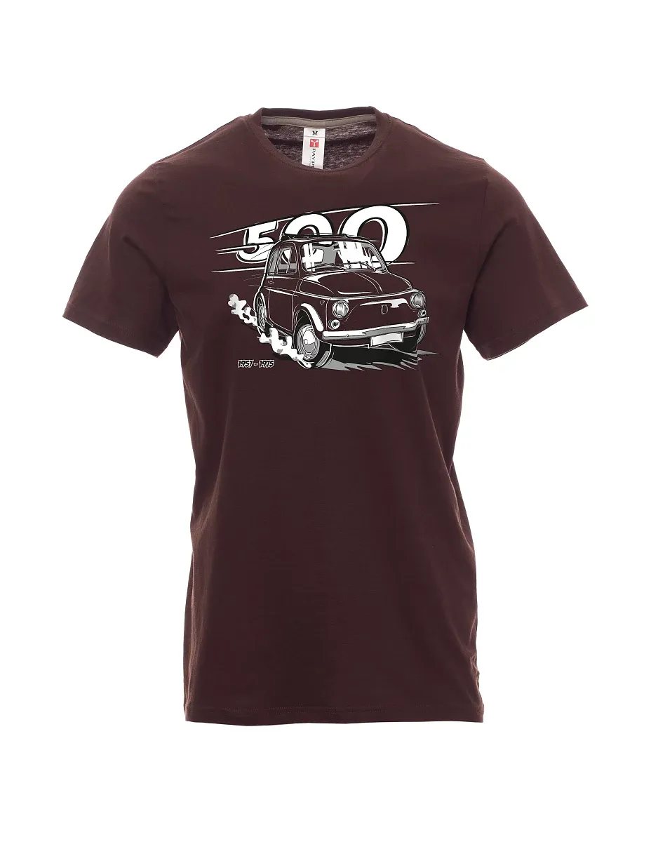 Maglia da uomo marrone scuro Il veterano italiano F 500