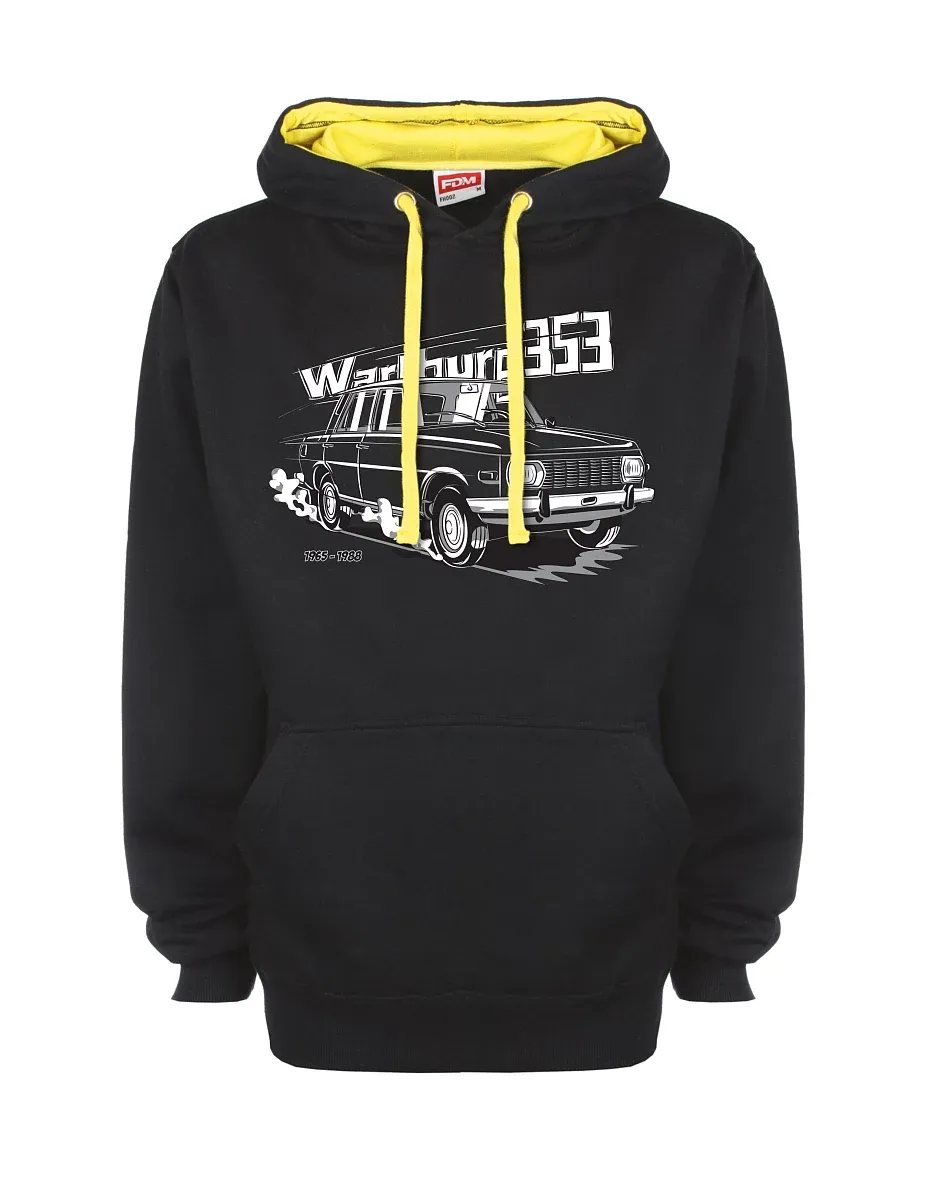 Felpa giallo-nera con Wartburg 353