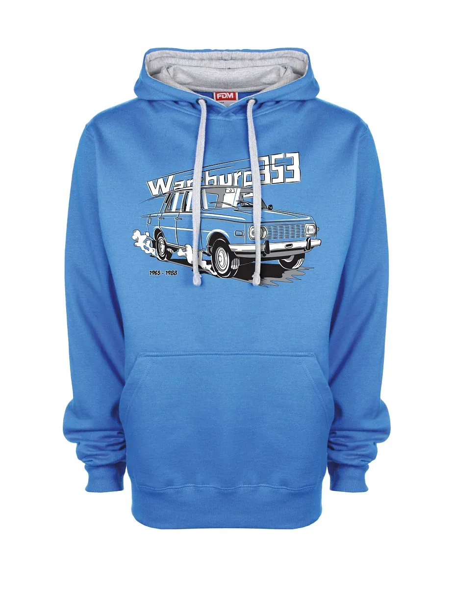 Felpa grigio-blu Wartburg 353