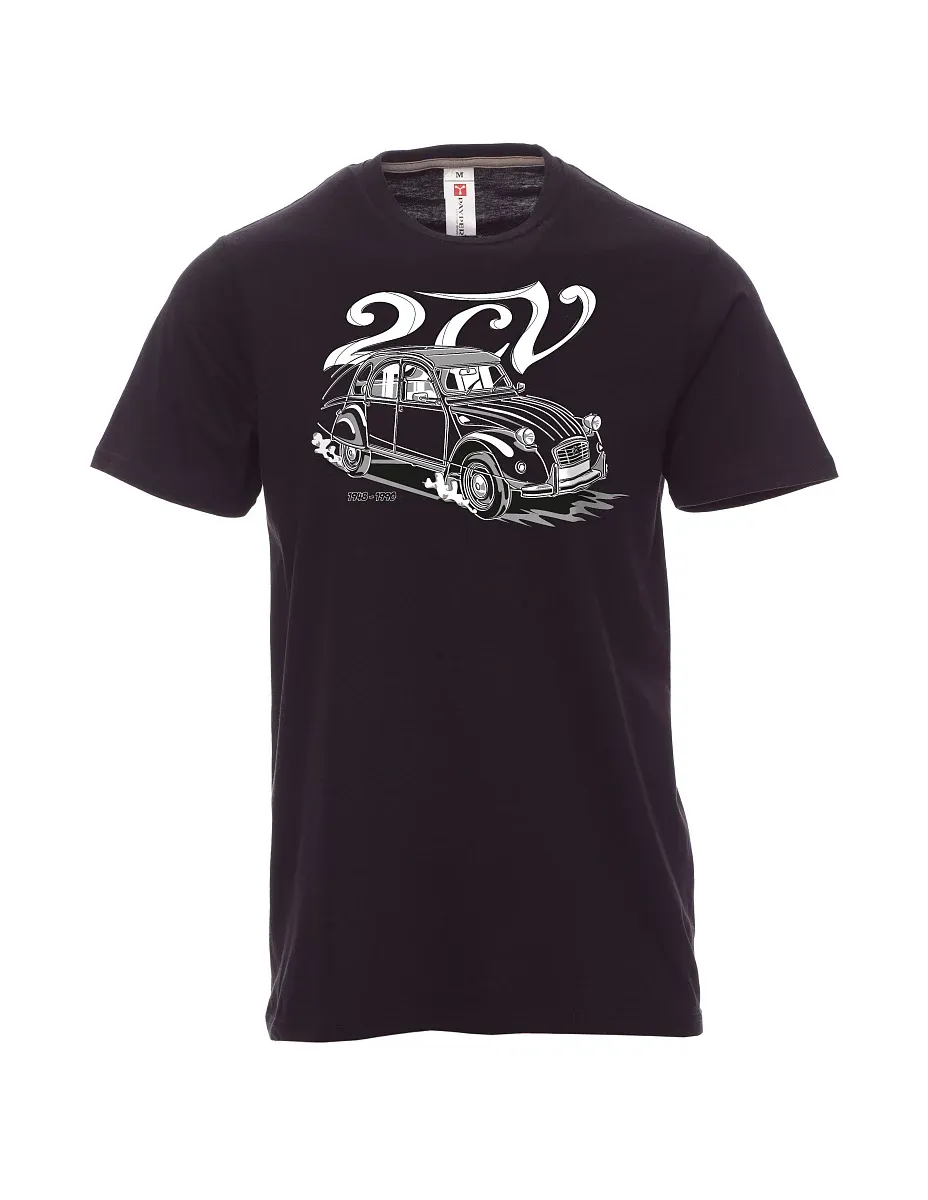 Maglia da uomo nera 2CV