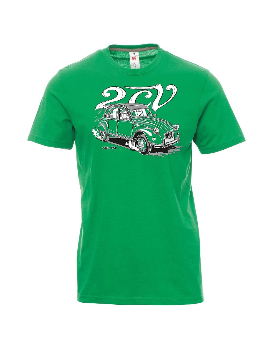 Maglia da uomo verde 2CV