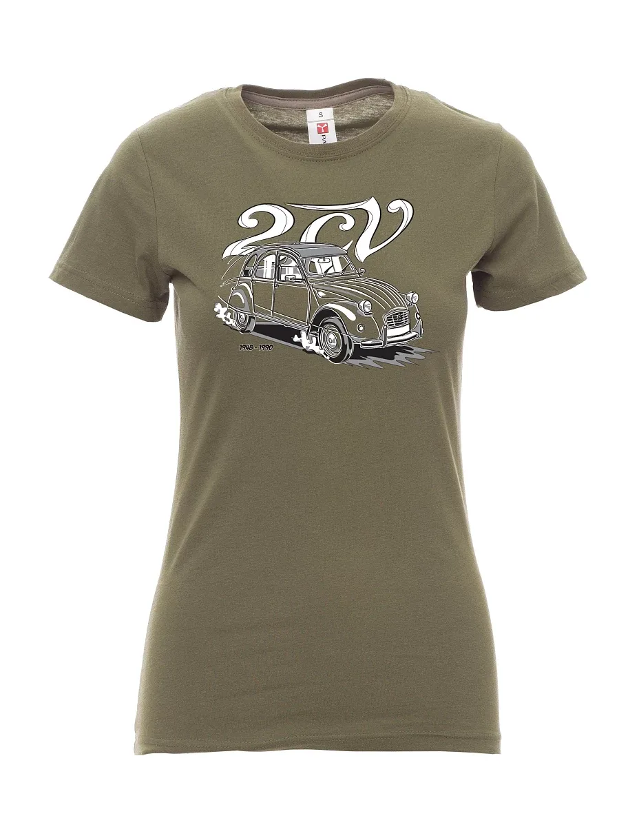 Maglia da donna cachi 2CV