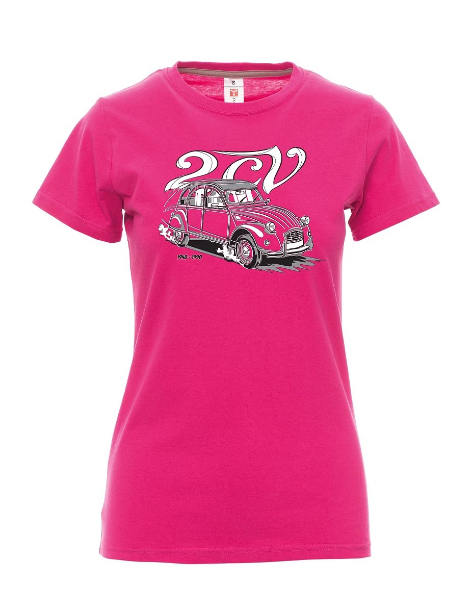 Maglia da donna rosa 2CV