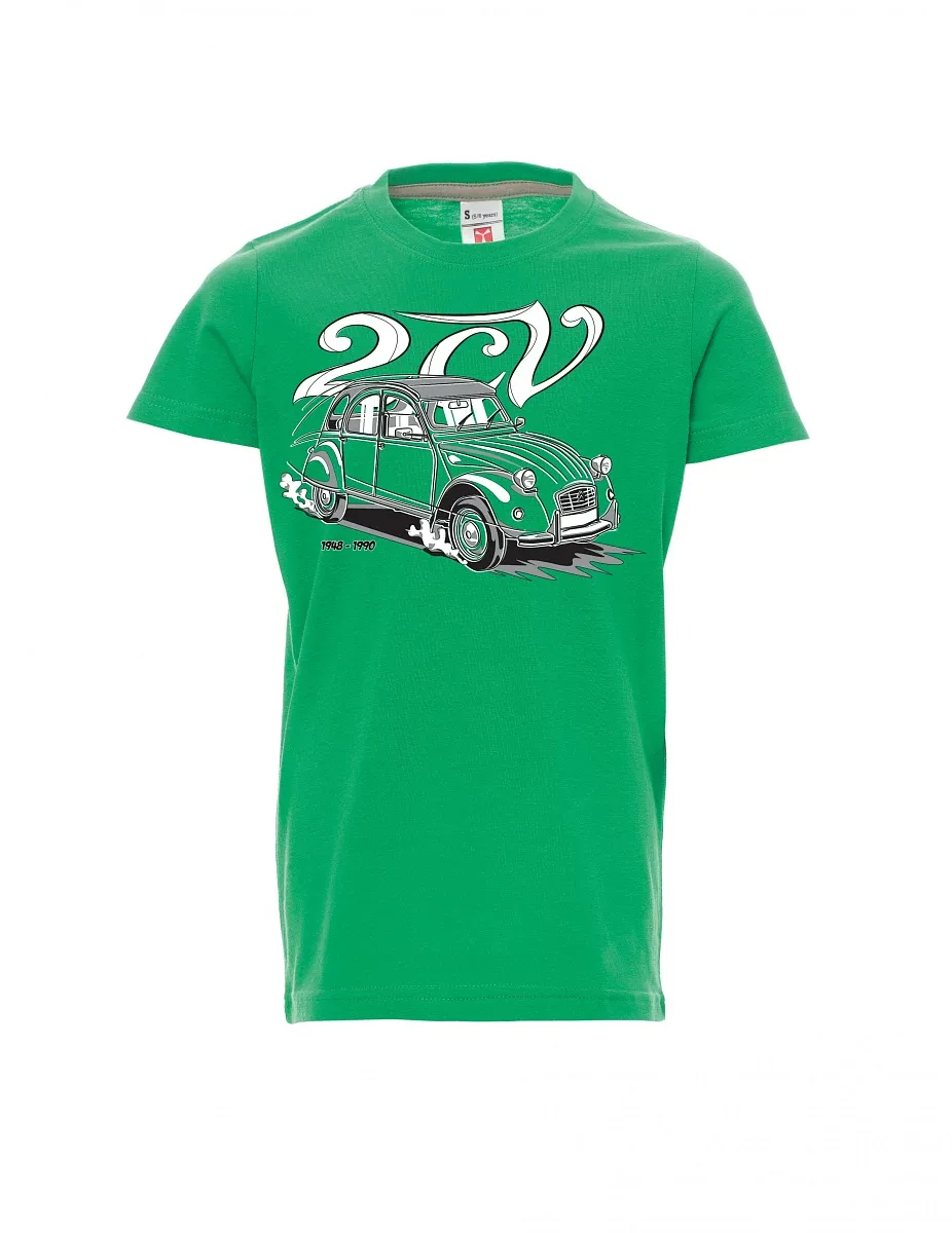 Maglia da bambino verde 2CV