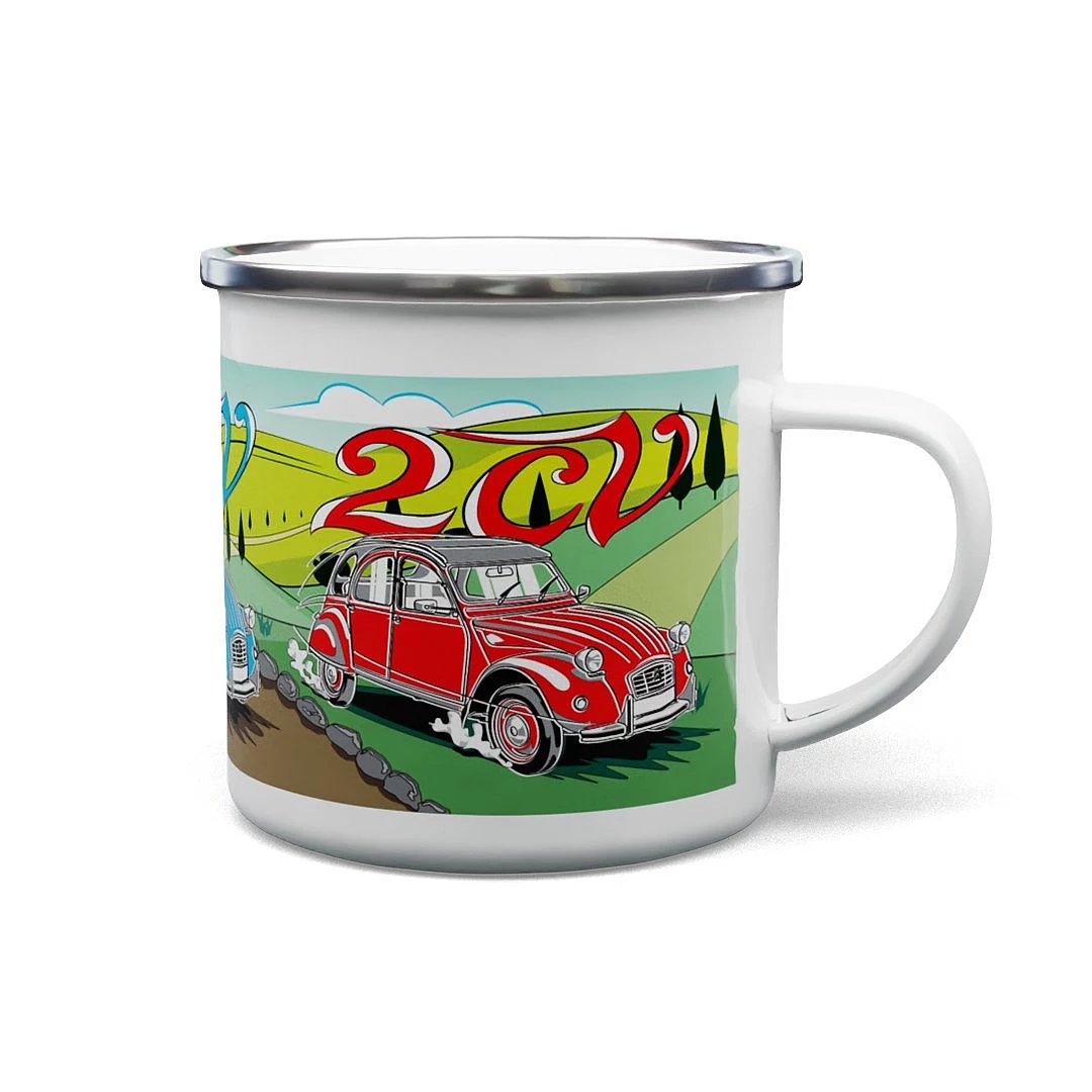 Tazza di alluminio 2CV 330 ml