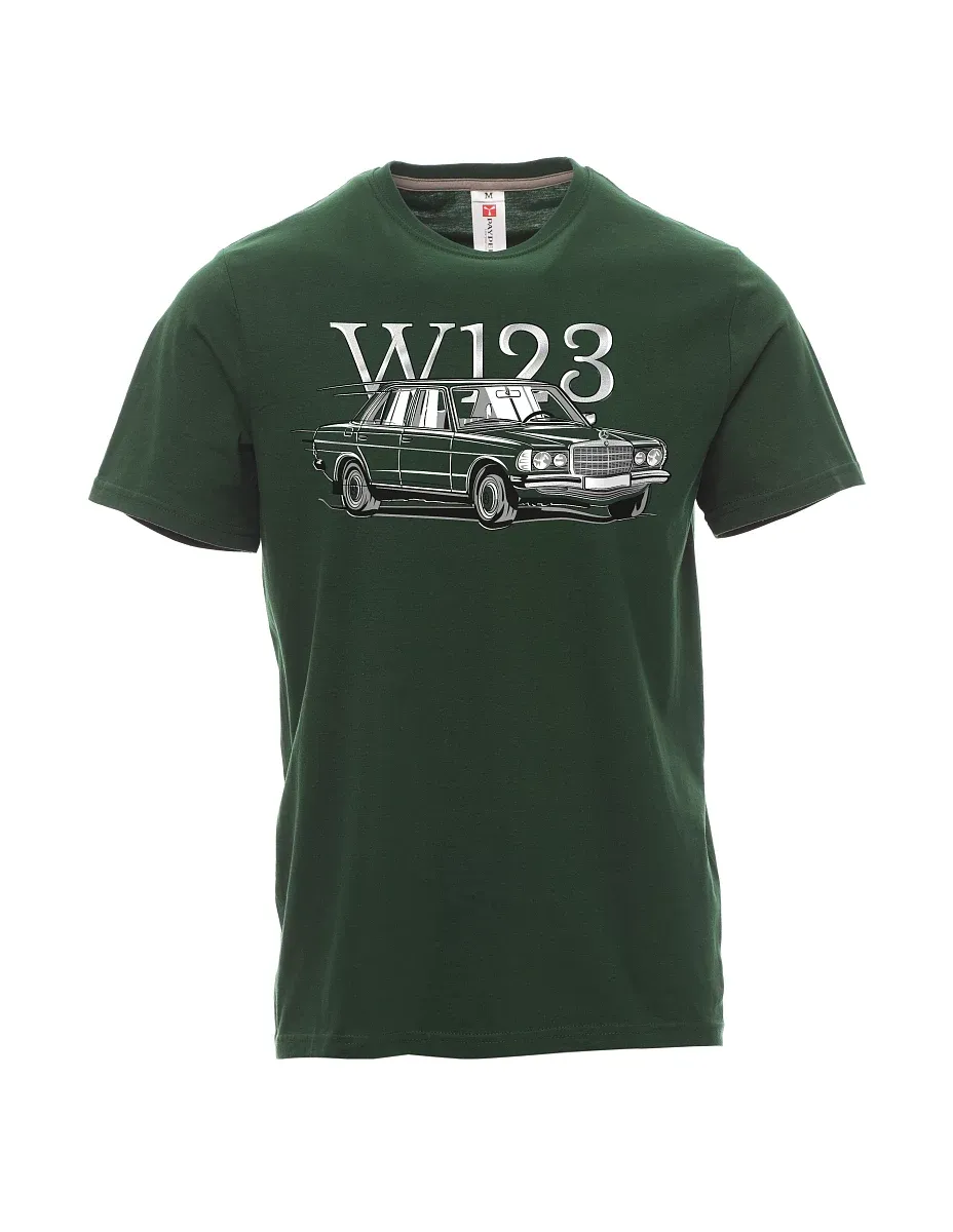 Maglia da uomo verde scuro W123